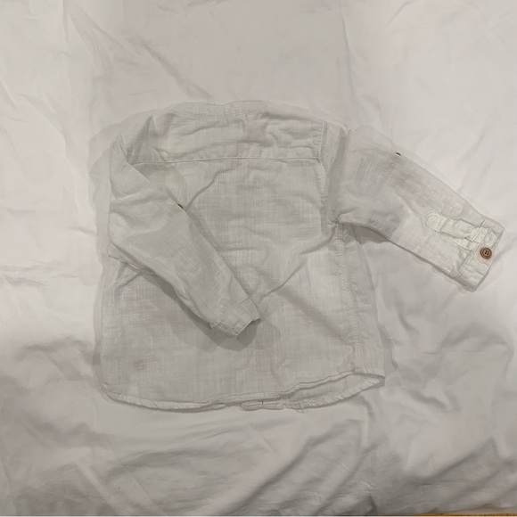 Zara Baby White Button Down Shirt - 12-18 Months - Picture 3 of 6